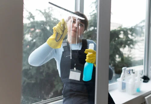 Nettoyage de vitres intérieures et extérieures à Bursard